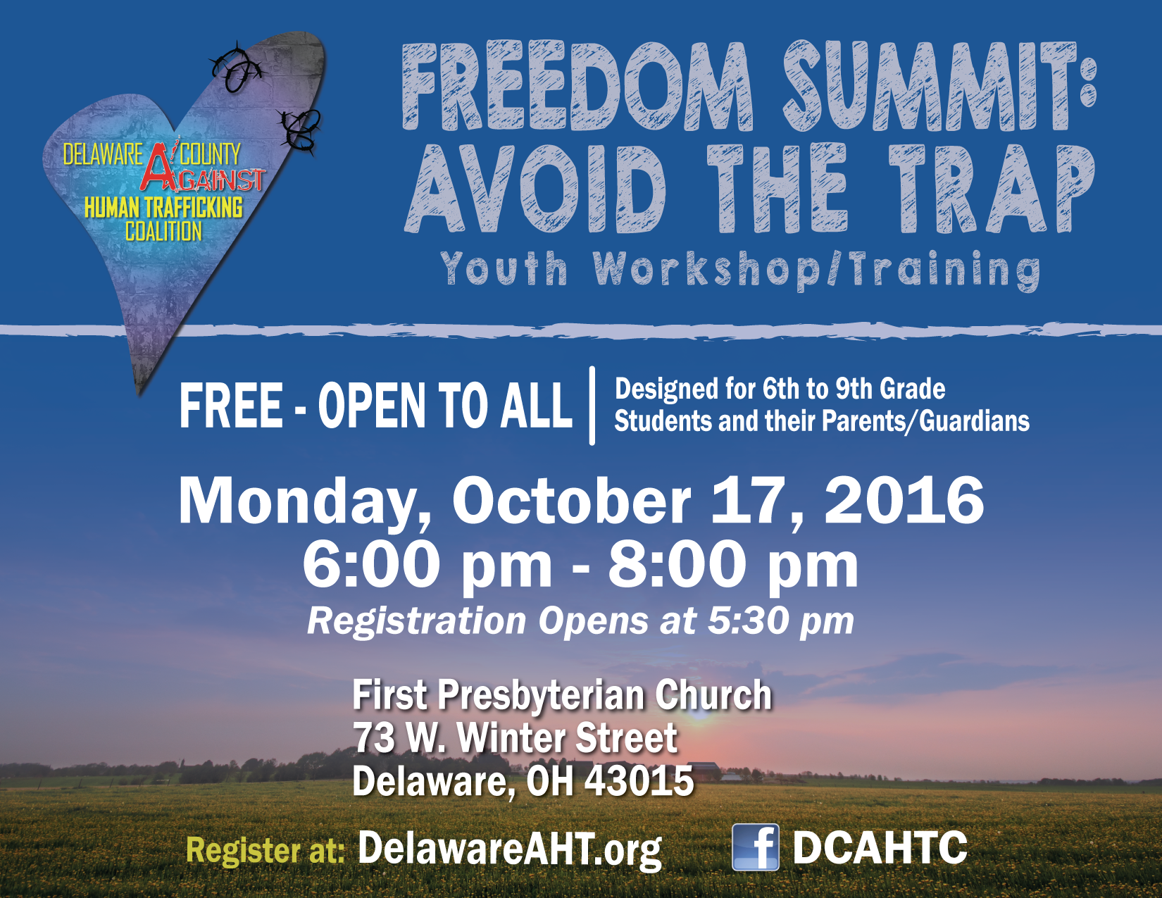 Freedom Summit Avoid the Trap > The United Way of Delaware County